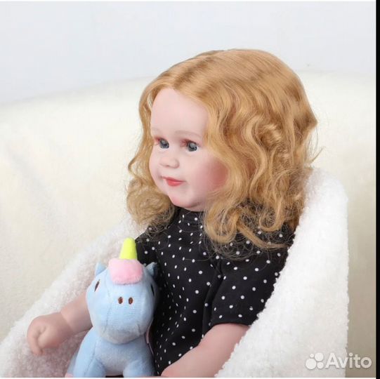 Новая Силиконовая Кукла Реборн, 55 см