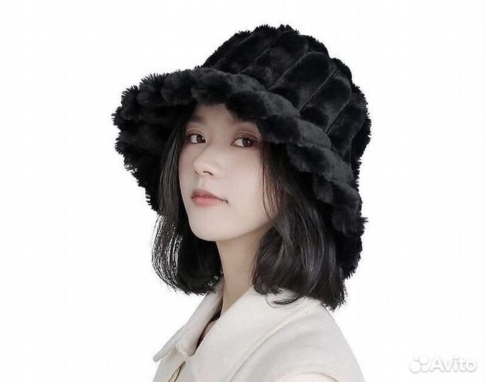 Панама женская теплая. Шапка женская