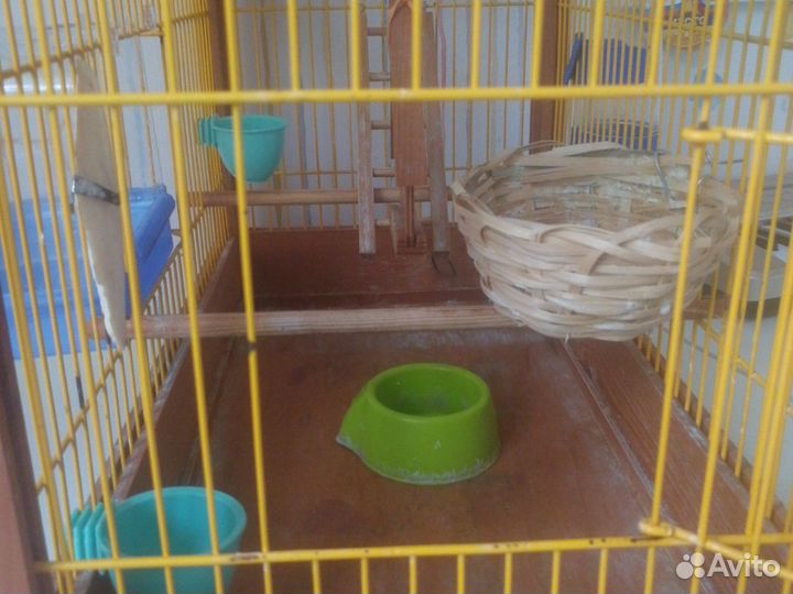 Клетка деревянная для птиц