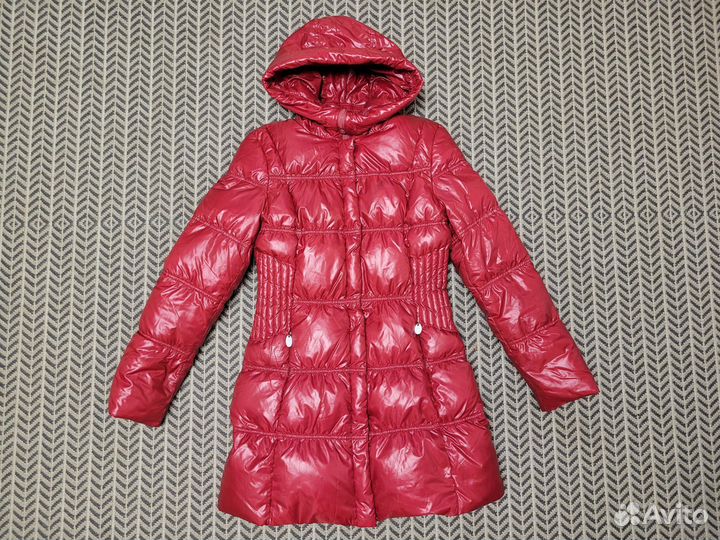 Красный тёплый пуховик Snow Owl, размер М (44-46)