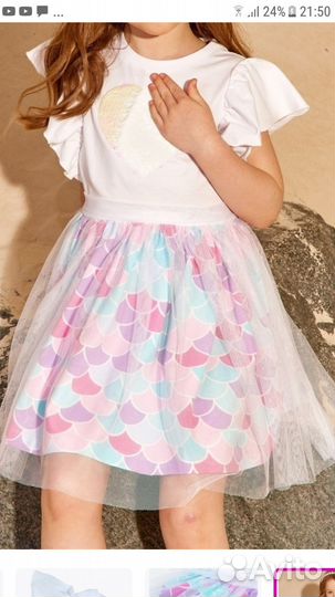 Платье для девочки 122