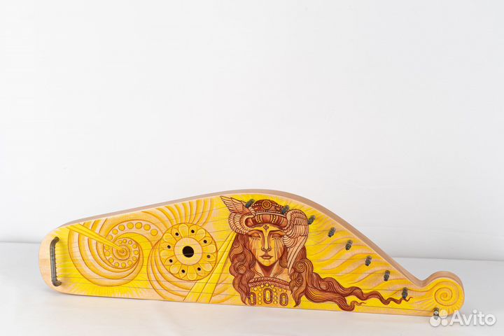 Гусли Лебедушки 9 струн с росписью