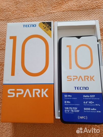 TECNO Spark 10, 4/128 ГБ