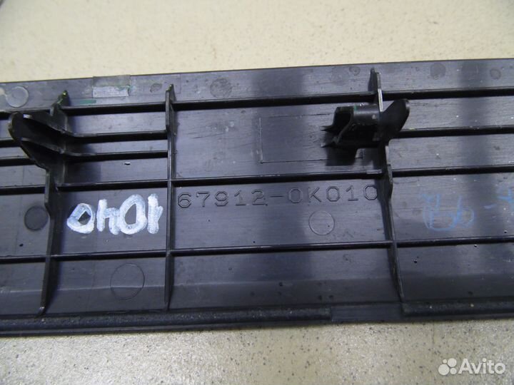 Накладка порога (внутренняя) Hi Lux 2015