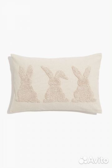Наволочка декоративная hm home Зайцы