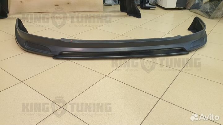 Накладка на передний бампер Zodiak для Лансер 10 2