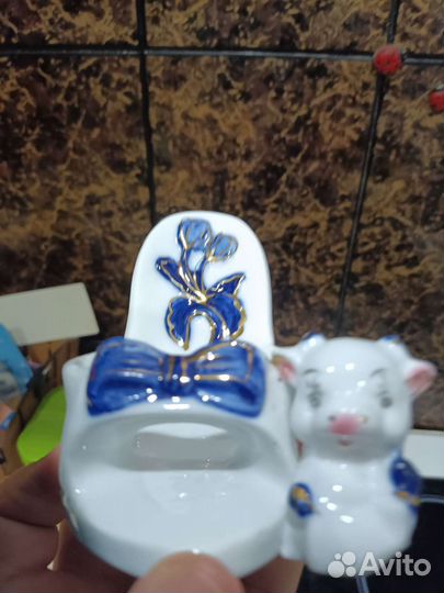 Статуэтка Новая Туфелька с котенком