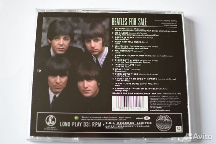 Beatles for sale CD диск, альбом
