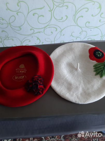 Береты и шляпка- панама