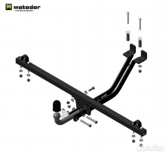 Фаркоп Лада Нива 4x4 Urban 2014, с оцинкованным
