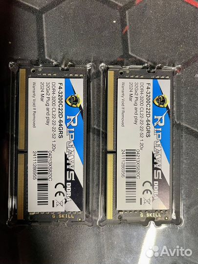 G.Skill, DDR4, 64gb So-dimm