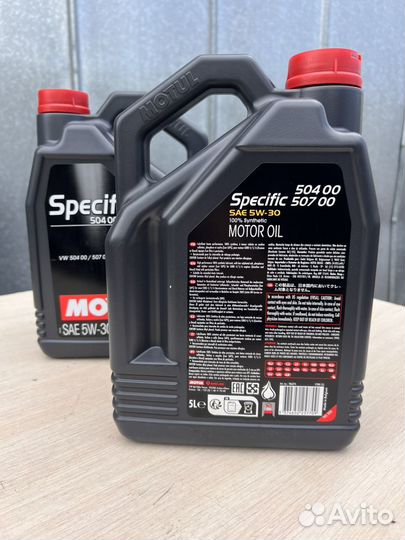 Масло Motul Specific 504/507 5w30 5л