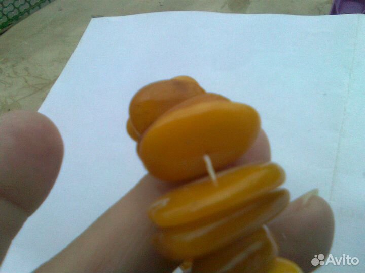 Бусы из янтаря