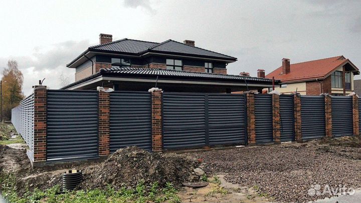 Забор жалюзи ламели с доставкой