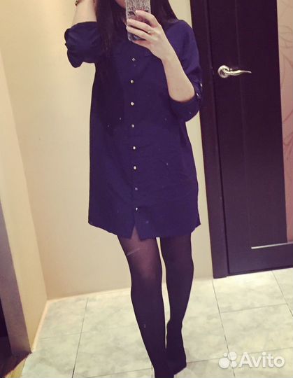 Платье рубашка mohito