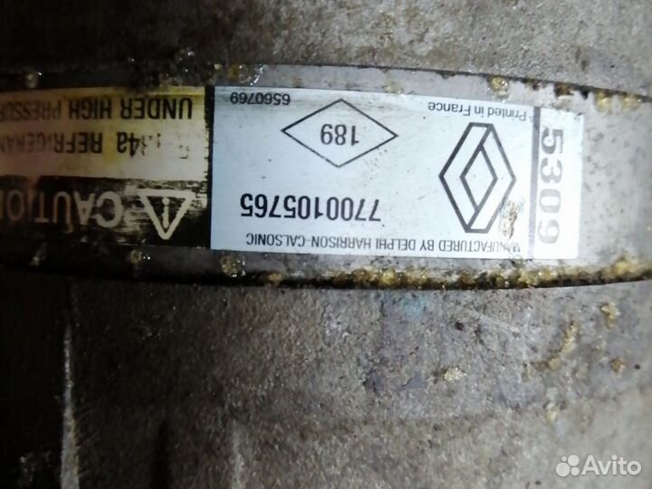 Компрессор кондиционера рено меган 1