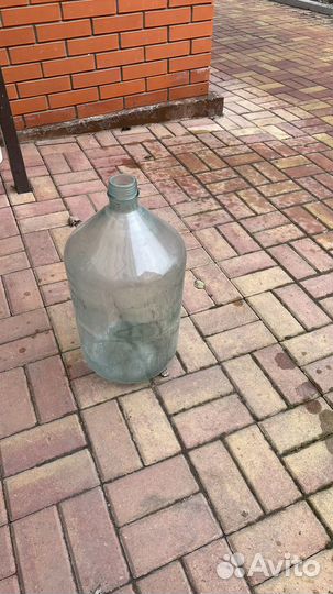 Бутыль стеклянная 20 литров