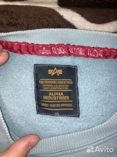 Свитшот alpha industries