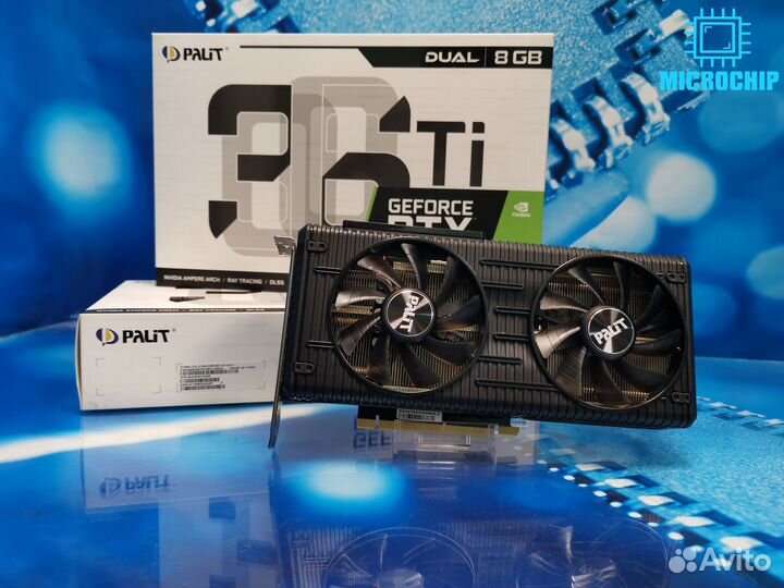 Видеокарта palit rtx 3060 Ti Dual 8gb