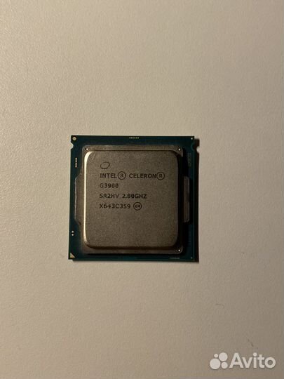Процессор intel celeron g3900
