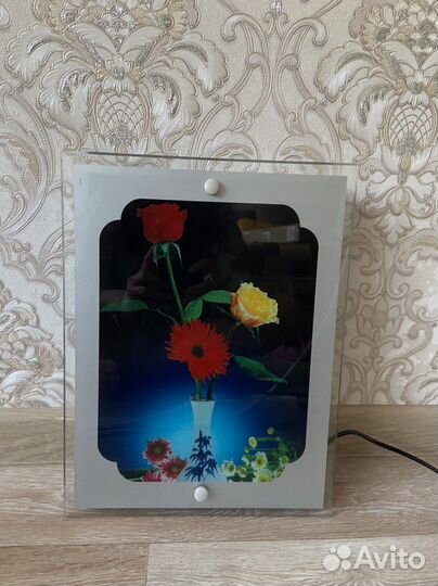 Картина светильник водопады