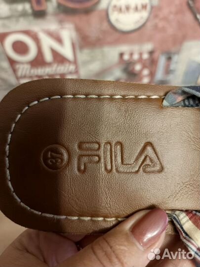 Шлепанцы fila Оригинал р. 37