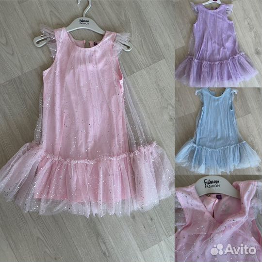 Платье праздничное нарядное три цвета 116 размер