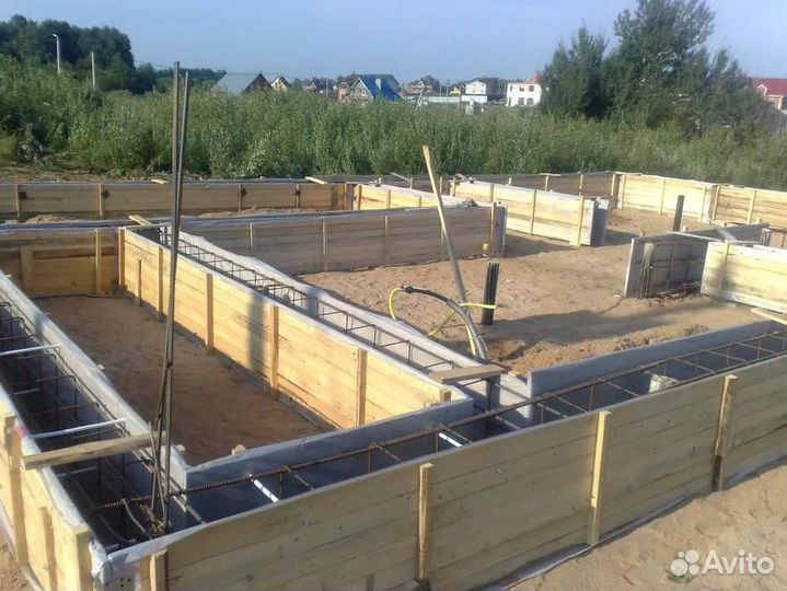 Фундамент под ключ Отмостки Ремонт фундамента