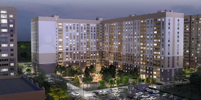 2-к. квартира, 60,3 м², 12/15 эт.