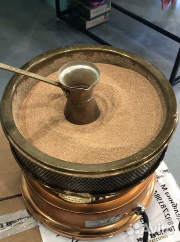 Аппарат кофе на песке