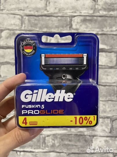 Gillette fusion proglide 4 шт