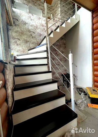 Лестничный каркас под ключ