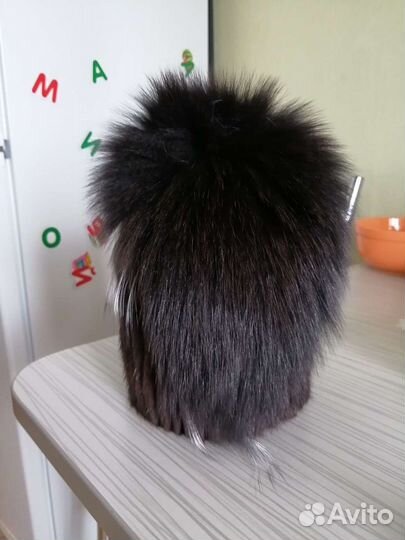Шапка норковая женская новая