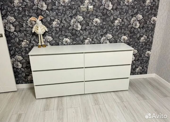 Комод Денвер от производителя белый матовый
