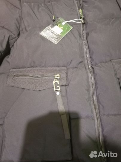 Пуховик зимний женский большого размера новый