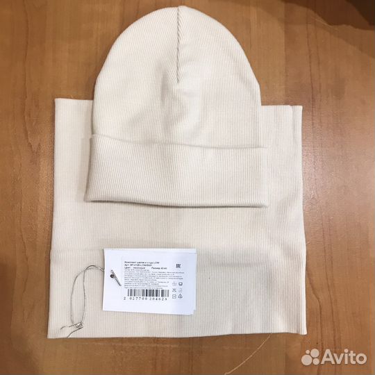 Шапка и снуд детский