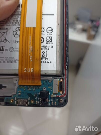 Samsung M51 M515 дисплей с дефектом