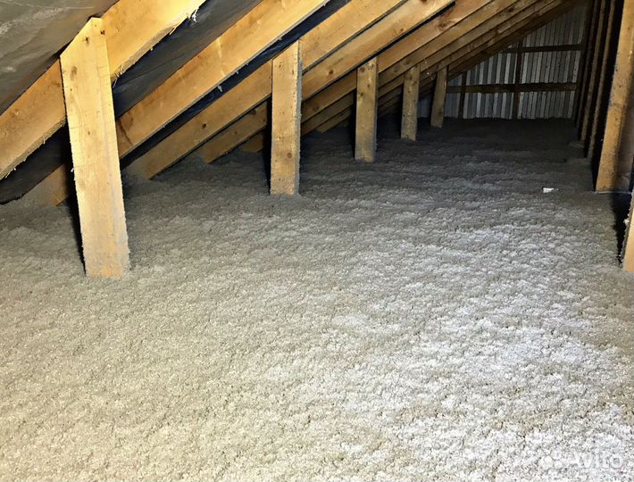 Эковата - Бесшовный утеплитель для дома