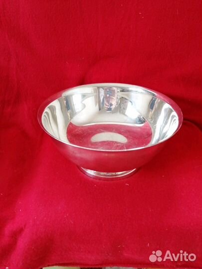 Салатник, блюдо немецкое глубокого серебрения