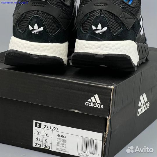 Кроссовки Adidas ZX 1000 Black (Арт.80333)