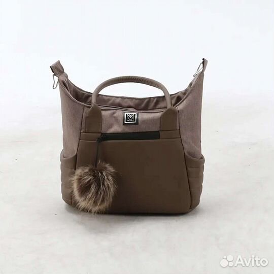 Коляска 2 в 1 Adamex Porto, коричневый