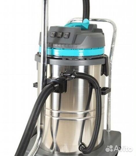 Пылесос для сухой и влажной уборки 2-х турбинный