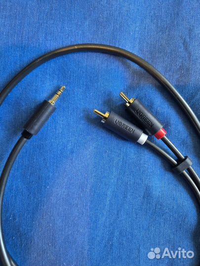 Аудиокабель ugreen AV102 3,5 mm Male to 2RCA Male