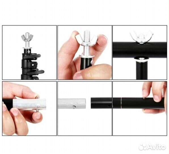 Новый держатель фона - стойка для фотофона 1,5*2