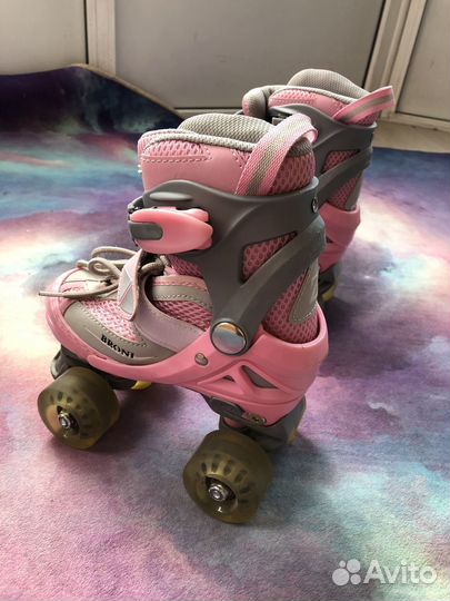 Ролики детские 4 колеса 4х колёсные 26-30