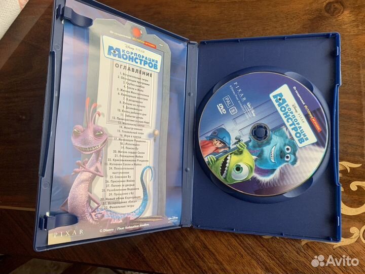 Dvd корпорация монстров 1999 monsters inc