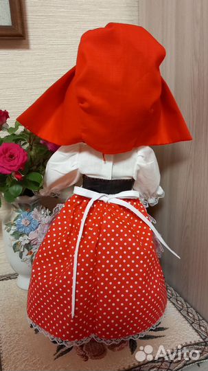 Кукла Алёнушка Красная Шапочка СССР