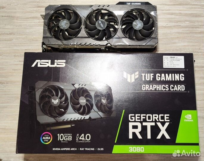 Видеокарта Asus TUF Gaming GeForce RTX 3080 10GB