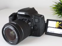 Canon EOS 750d + объектив STM в отл. сост