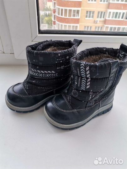 Ботинки зимние детские 22